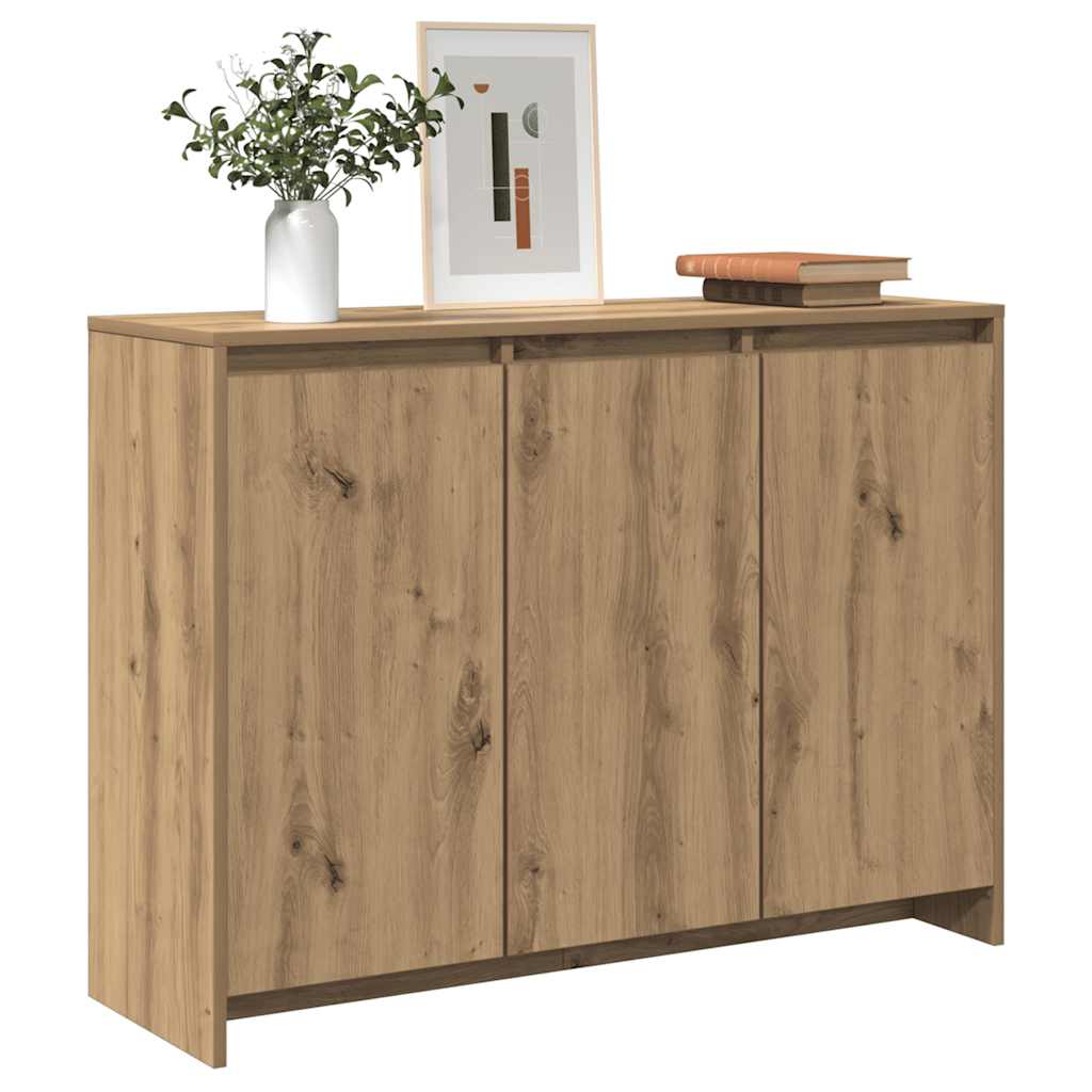 Sideboard Artisan Oak 102x33x75 cm Engineered Wood