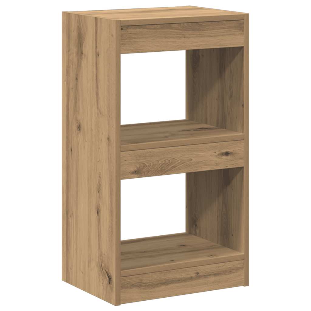 Book Cabinet/Room Divider Artisan Oak 40x30x72 cm
