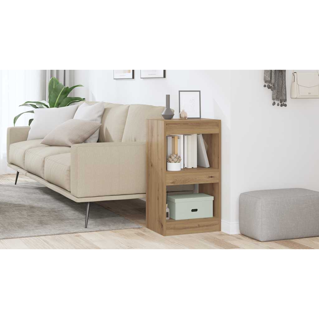 Book Cabinet/Room Divider Artisan Oak 40x30x72 cm