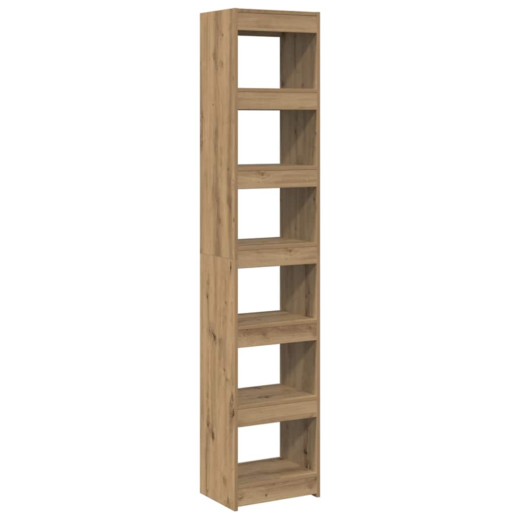 Book Cabinet/Room Divider Artisan Oak 40x30x198 cm