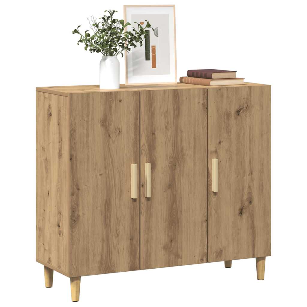 Sideboard Artisan Oak 90x34x80 cm Engineered Wood