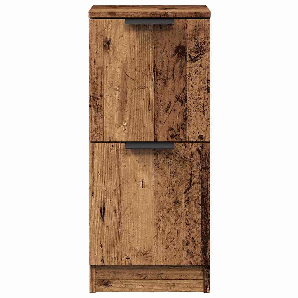 Sideboard Old Wood 30x30x70 cm Engineered Wood