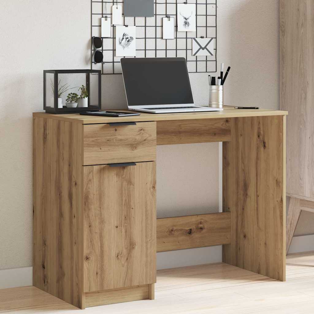 Desk Artisan Oak 100x50x75 cm Engineered Wood