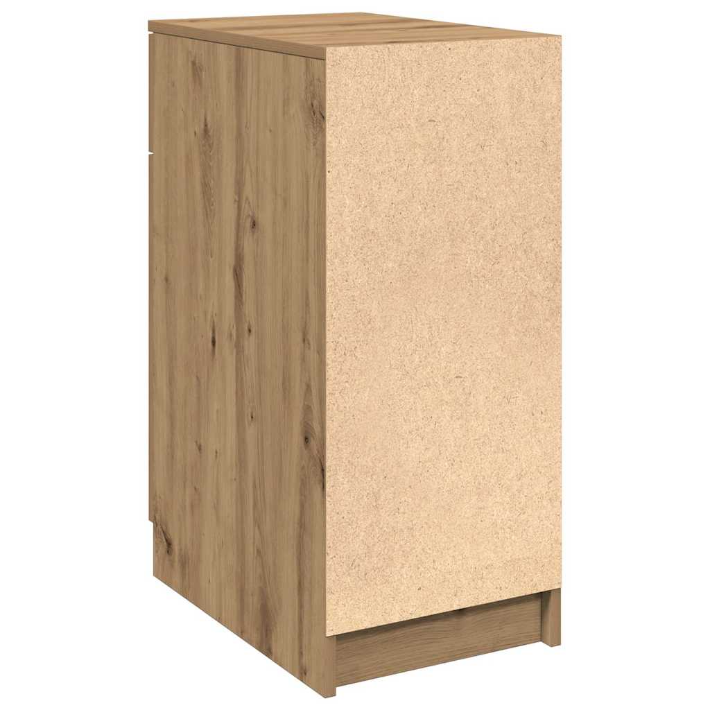 Desk Cabinet Artisan Oak 33x50x75 cm Engineered Wood