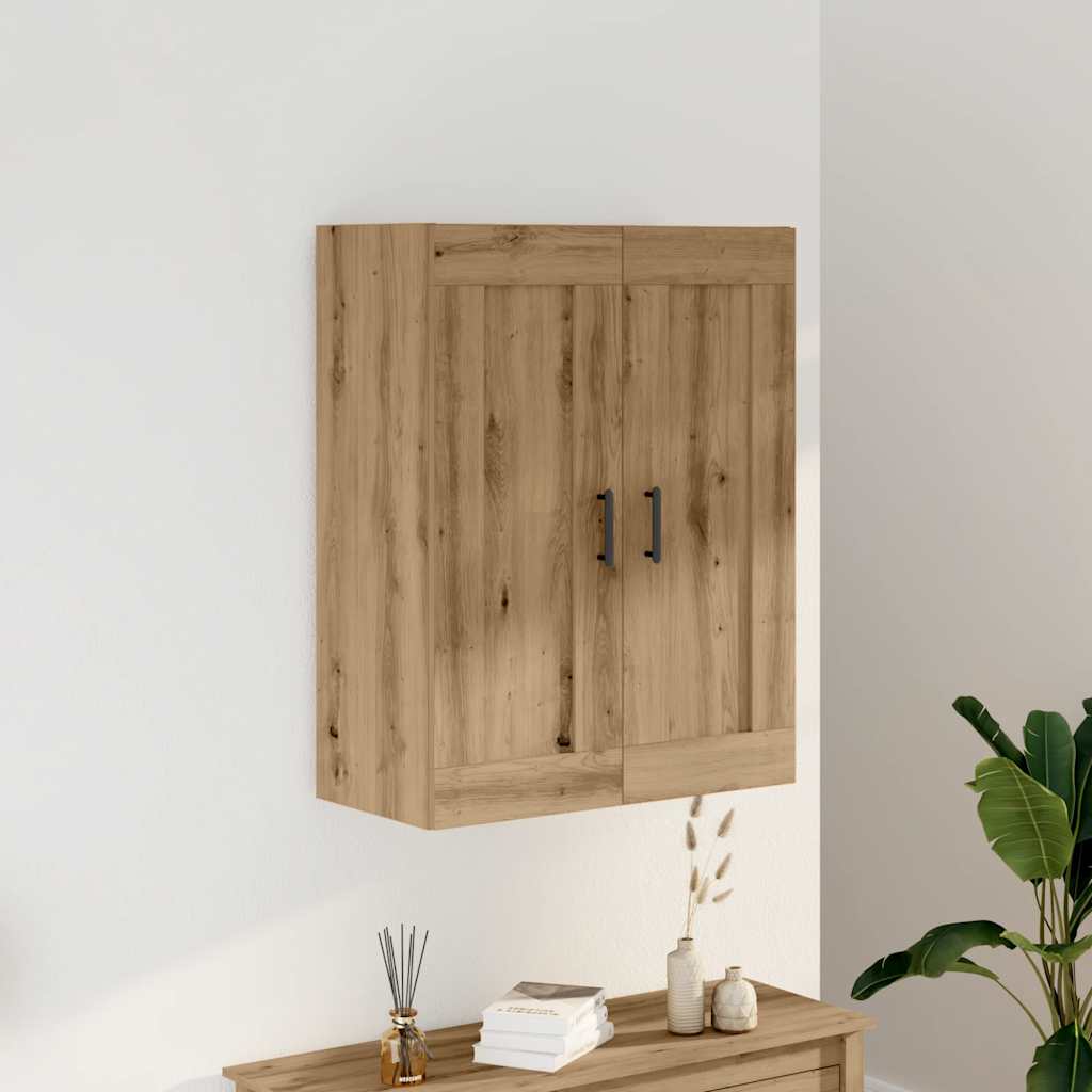 Wall Mounted Cabinet Artisan Oak 69.5x34x90 cm Engineered Wood