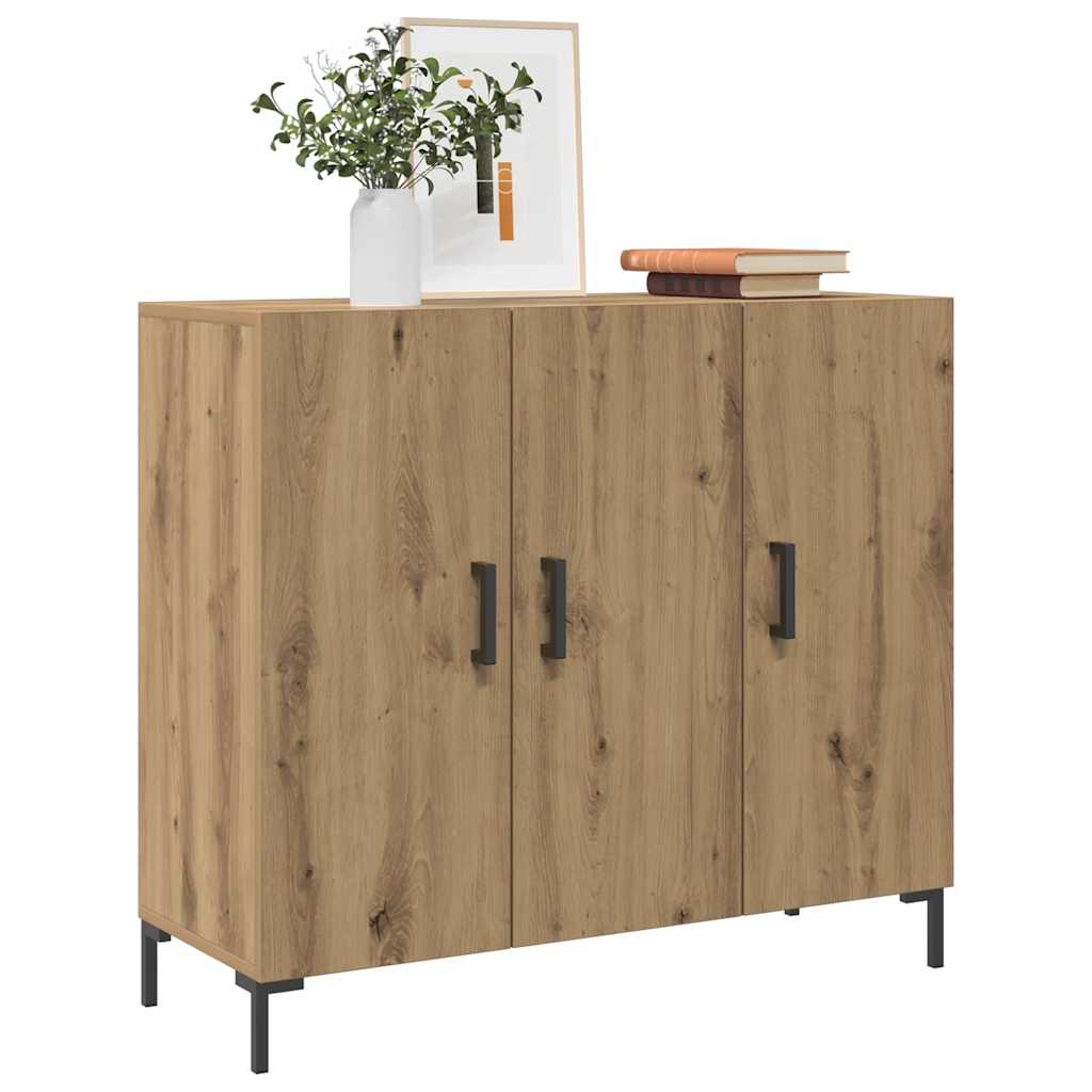 Sideboard Artisian Oak 90x34x80 cm Engineered Wood