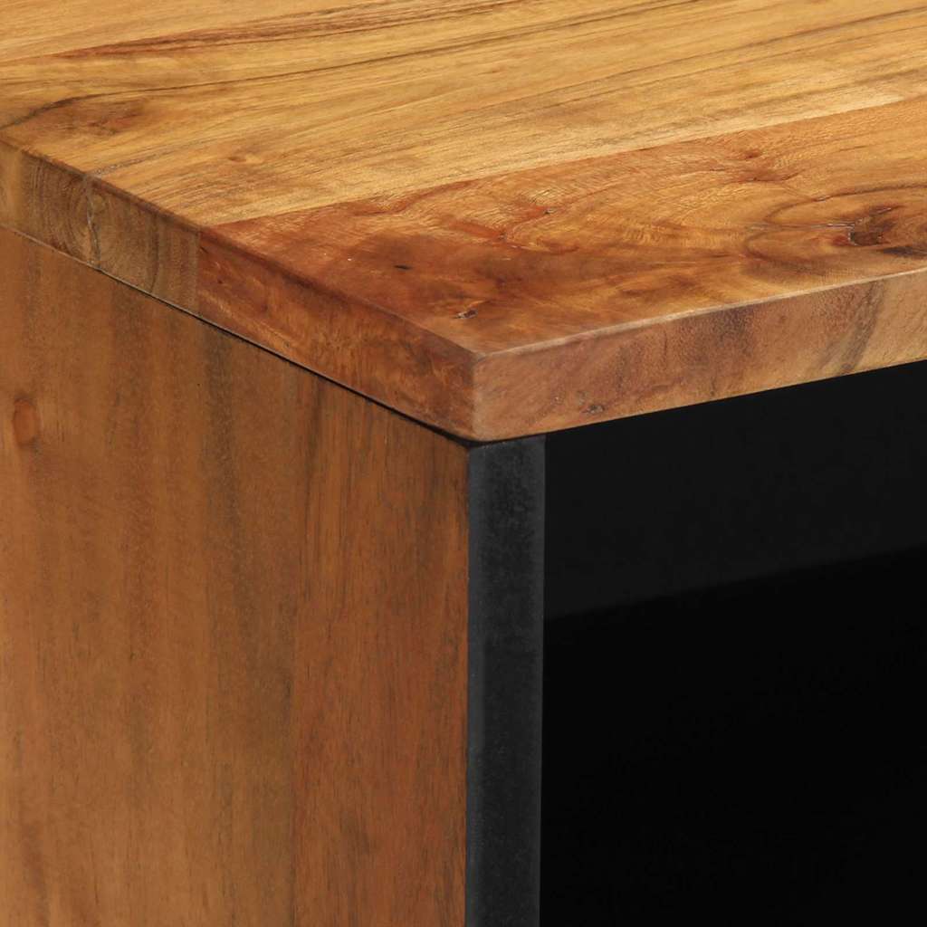 TV Cabinet with Shelf Brown 80 x 31.5 x 46 cm Solid Acacia wood