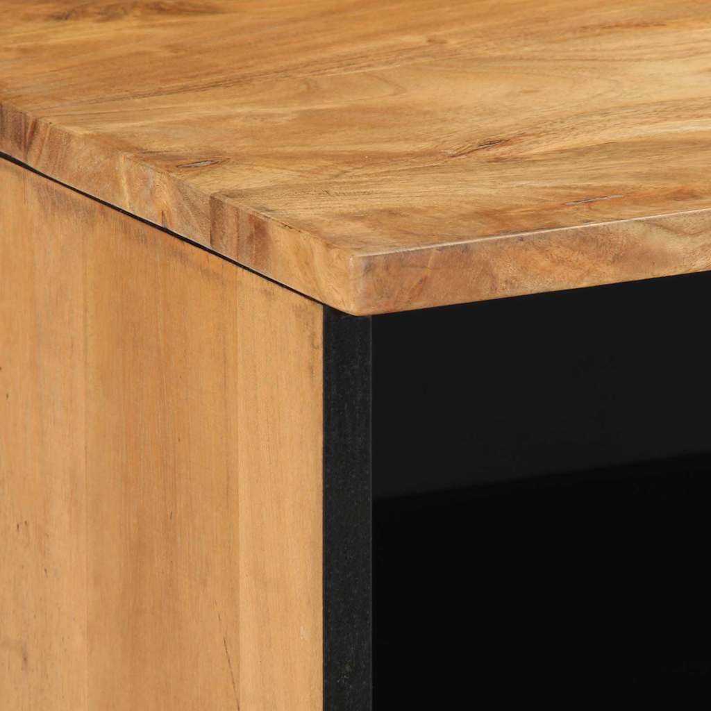 TV Cabinet Brown 100 x 33.5 x 46 cm Solid Acacia wood