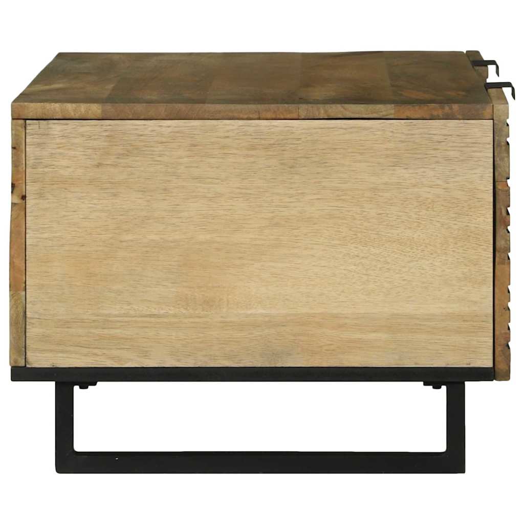 Coffee Table Brown and Black 100 x 54 x 40 cm