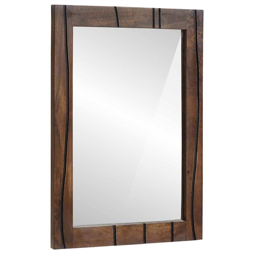 Bathroom Mirror With Mirror Brown 50 X 2.5 X 70 Cm
