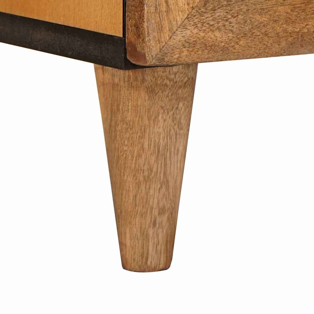 TV Cabinet Light brown 105 x 33 x 46 cm Solid mango wood