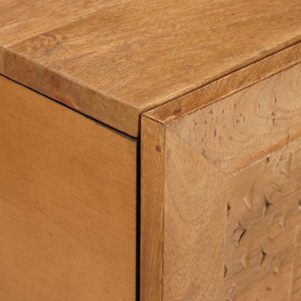 Coffee Table Light brown 80 x 50 x 40 cm Solid mango wood