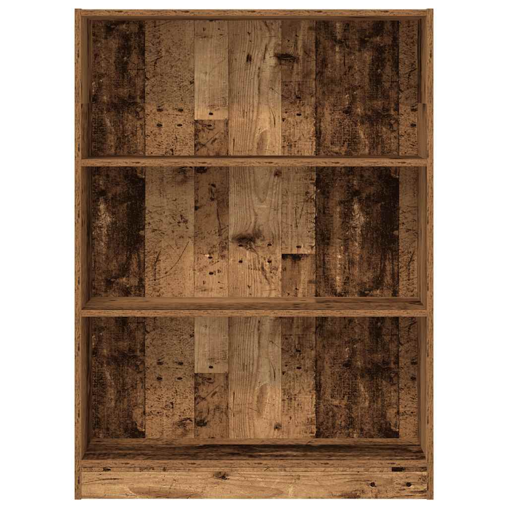 Bookcase Old Wood 80x24x109 cm Engineered Wood