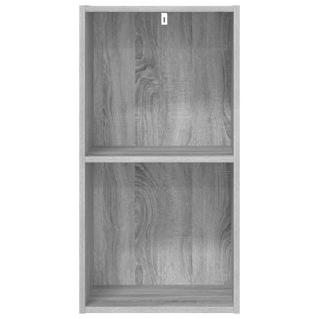 Bookcase Grey Sonoma 40x30x77 cm Engineered Wood