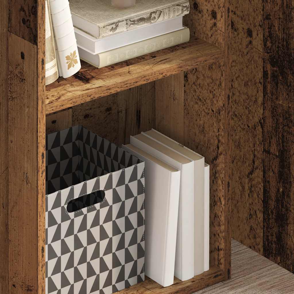 Bookcase Old Wood 40x30x77 cm Engineered Wood