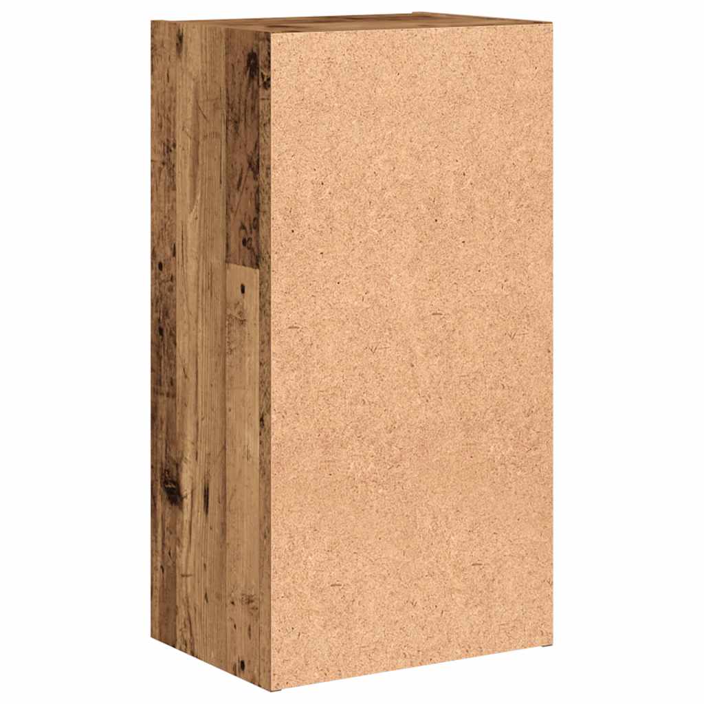 Bookcase Old Wood 40x30x77 cm Engineered Wood