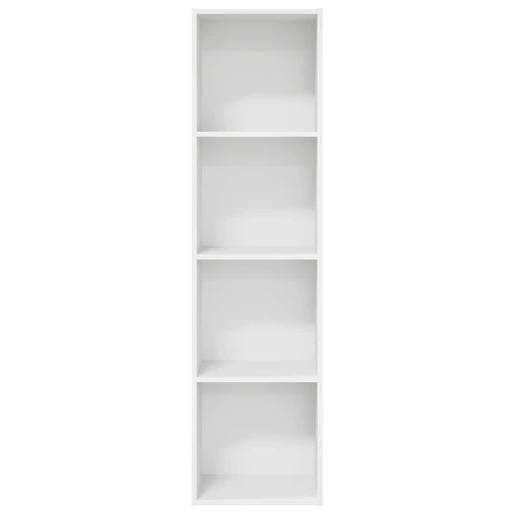 Bookcase White 40x30x152 cm Engineered Wood