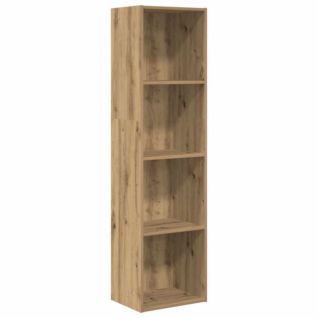 Bookcase Artisian Oak 40x30x152 cm Engineered Wood