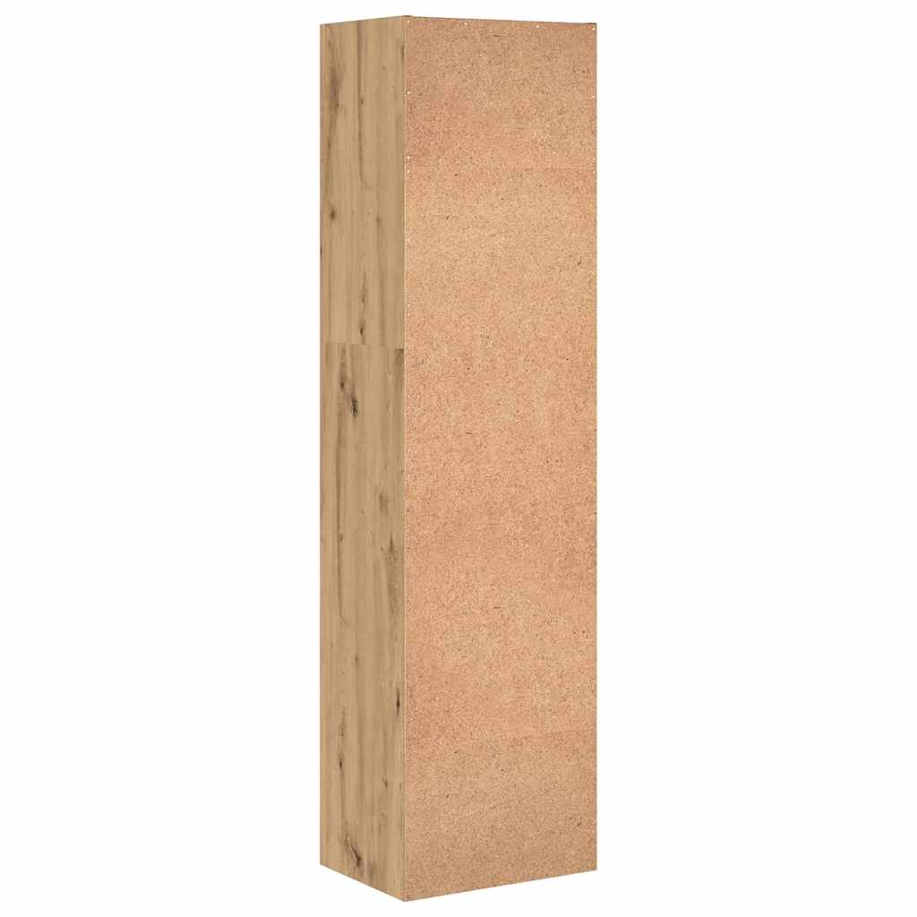 Bookcase Artisian Oak 40x30x152 cm Engineered Wood