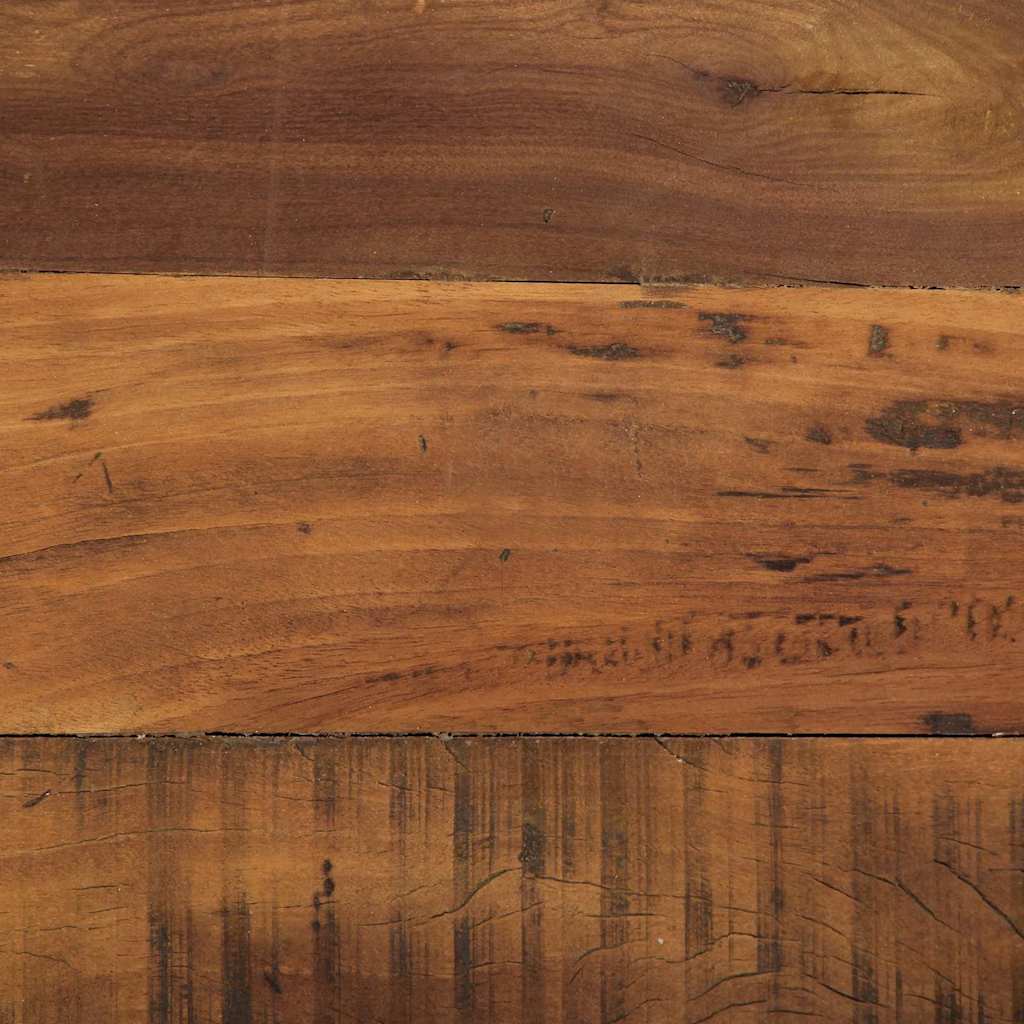 Dining Table Brown 60 x 55 x 76 cm Solid reclaimed wood