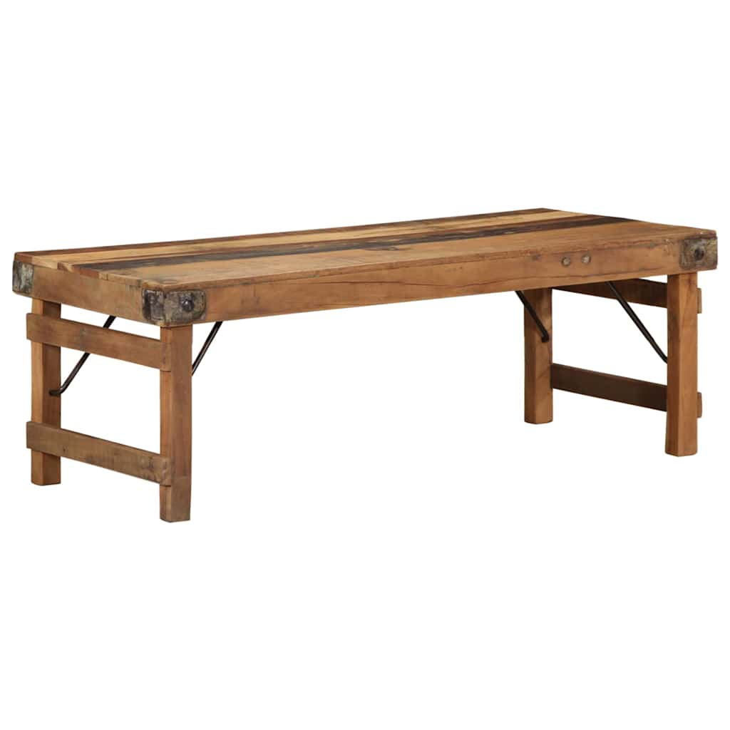 Coffee Table Brown 110 x 55 x 40 cm Solid reclaimed wood