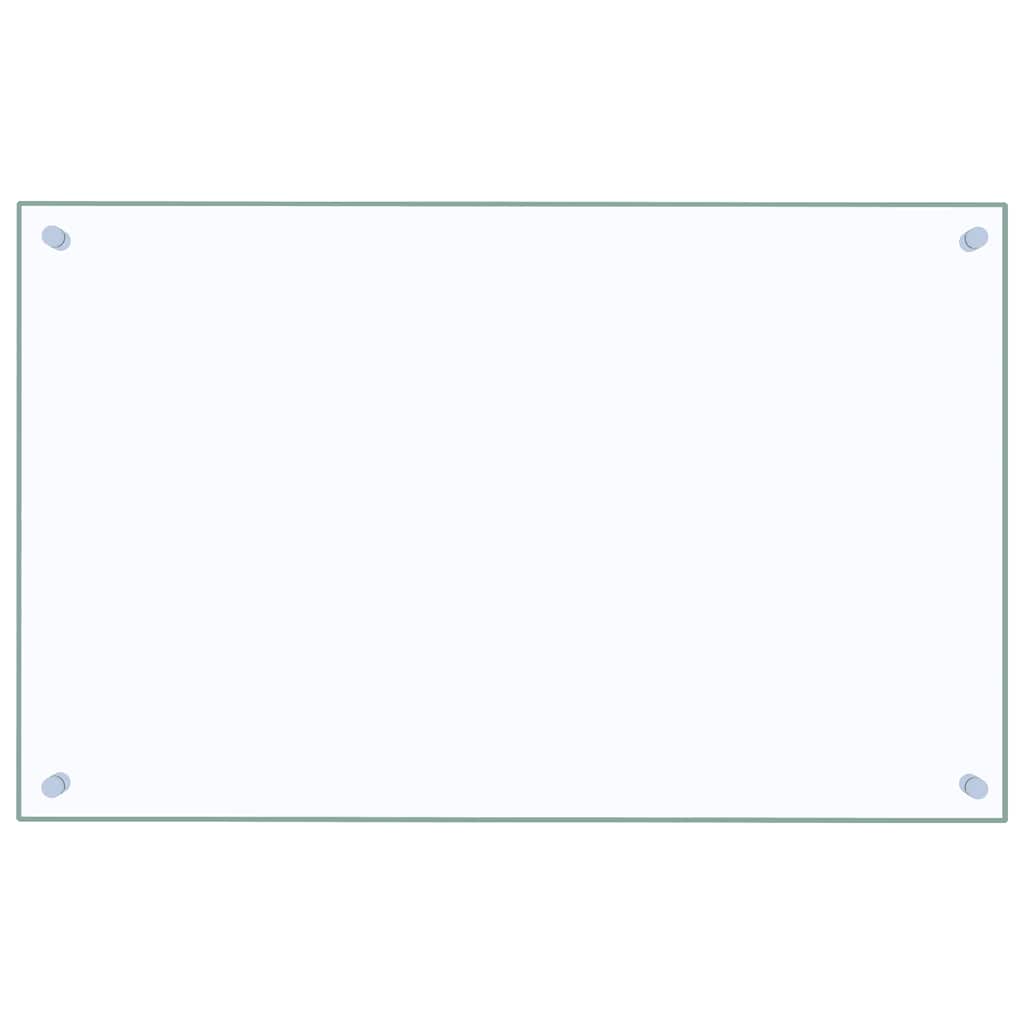 Kitchen Backsplashes 2 pcs Transparent 80x50 cm Tempered Glass