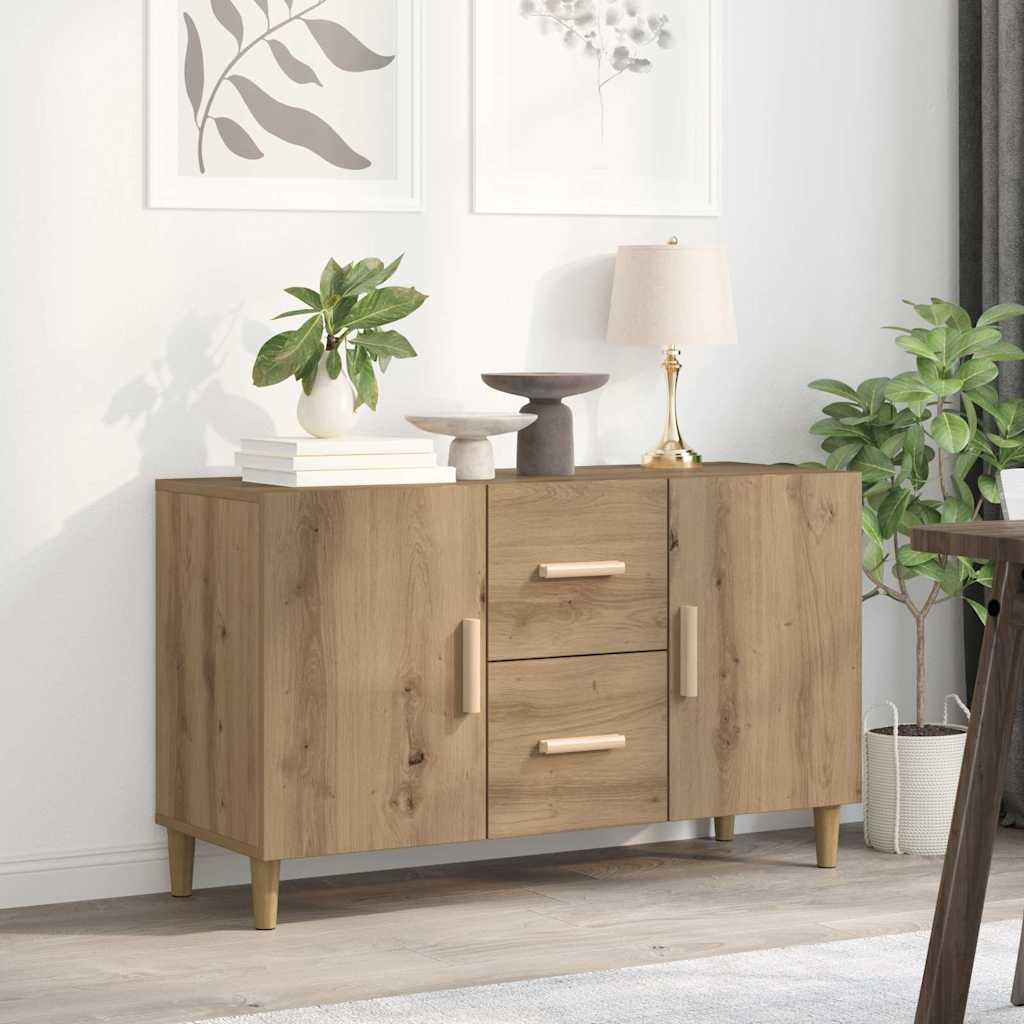 Sideboard Artisan Oak 100x36x60 cm Engineered Wood