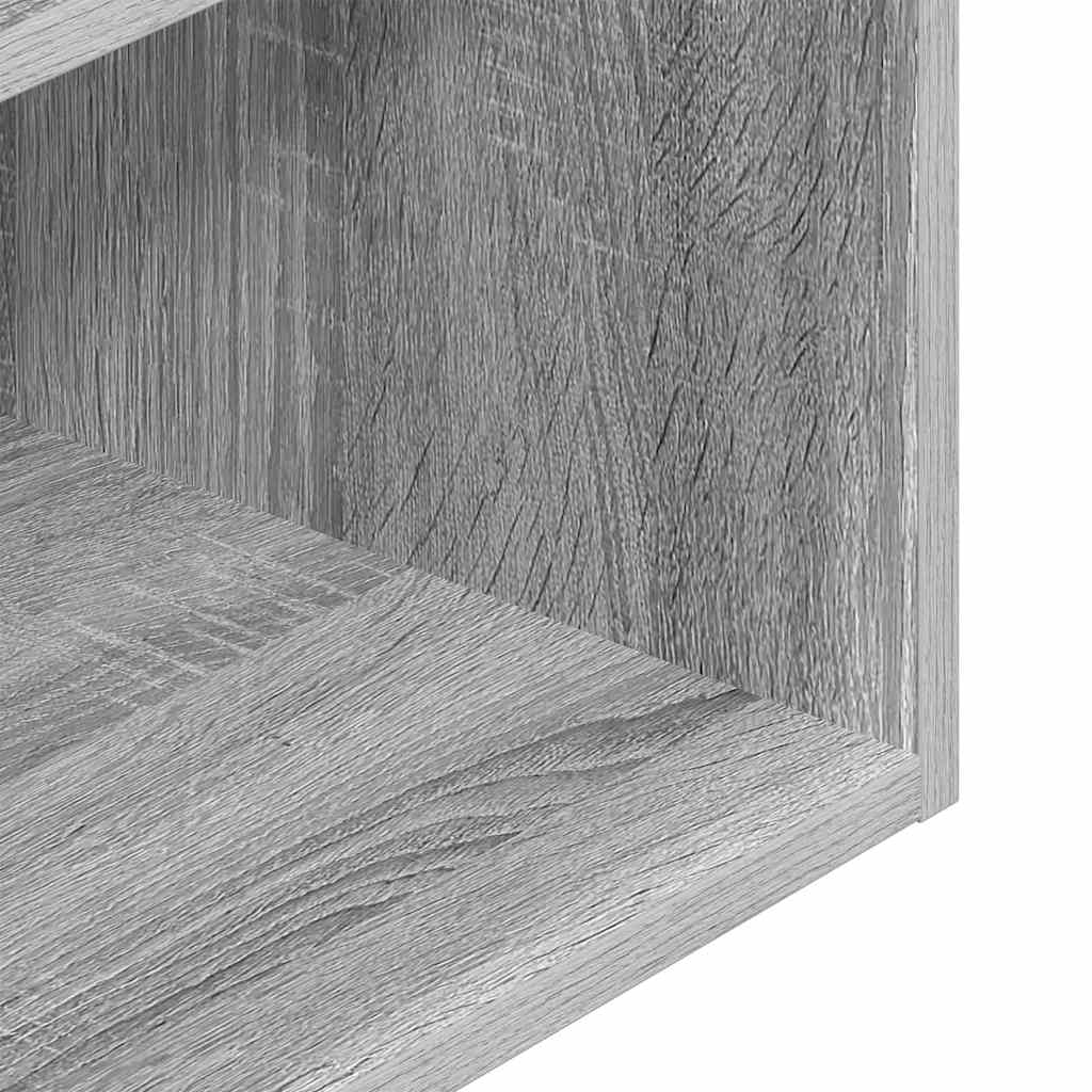 Bedside Cabinet with Drawer Grey Sonoma 35x34x66.5 cm