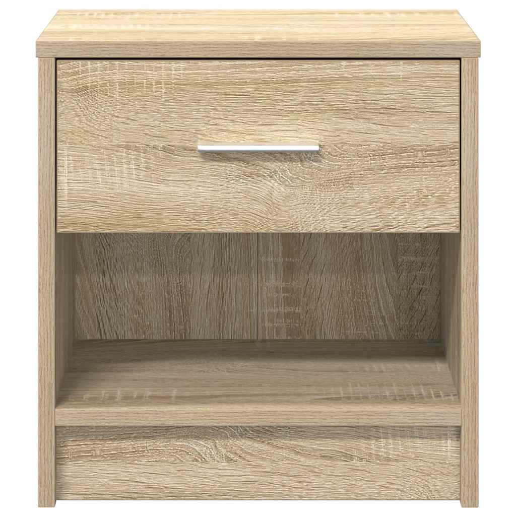 Bedside Cabinet with Drawer Sonoma Oak 39x28x41 cm