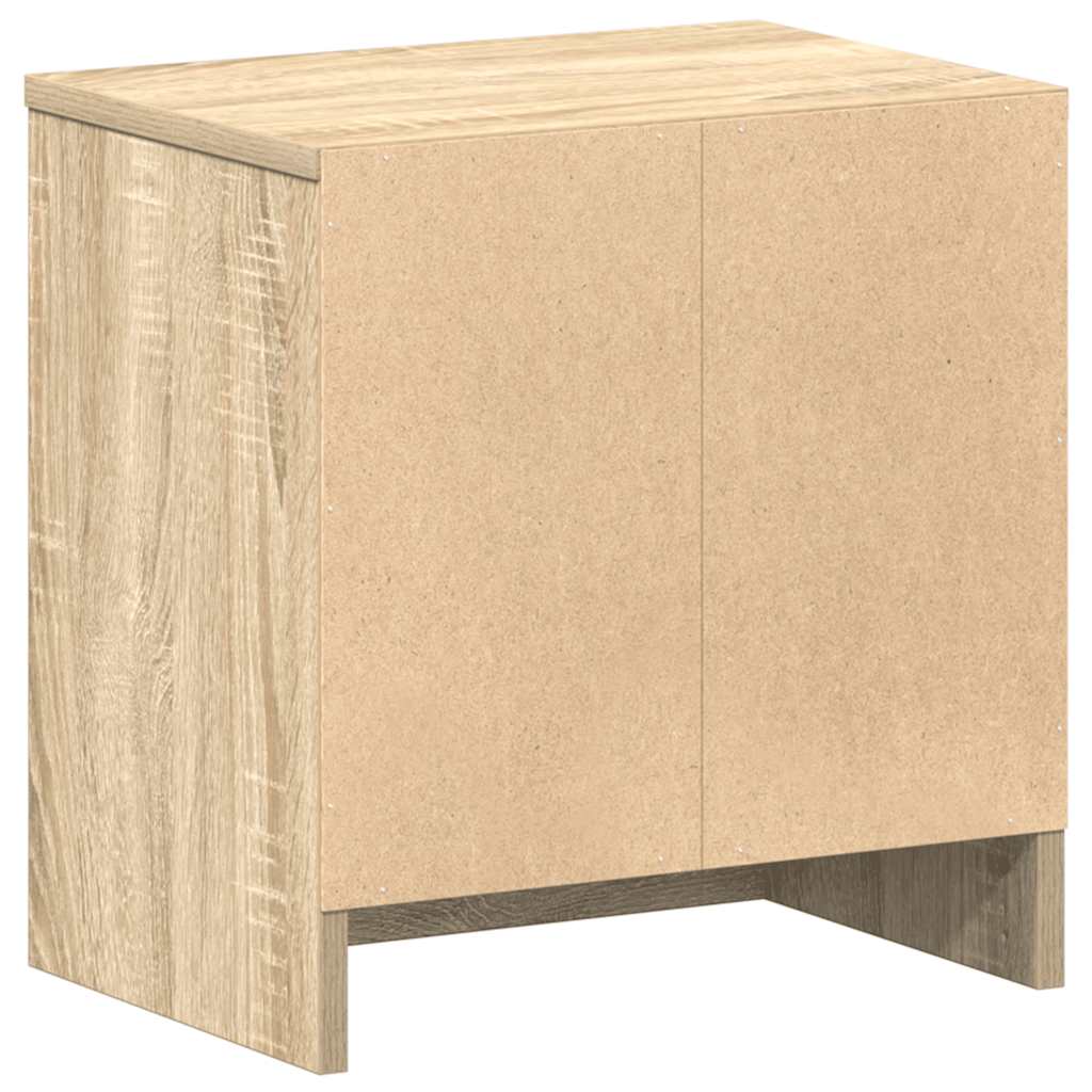 Bedside Cabinet with Drawer Sonoma Oak 39x28x41 cm