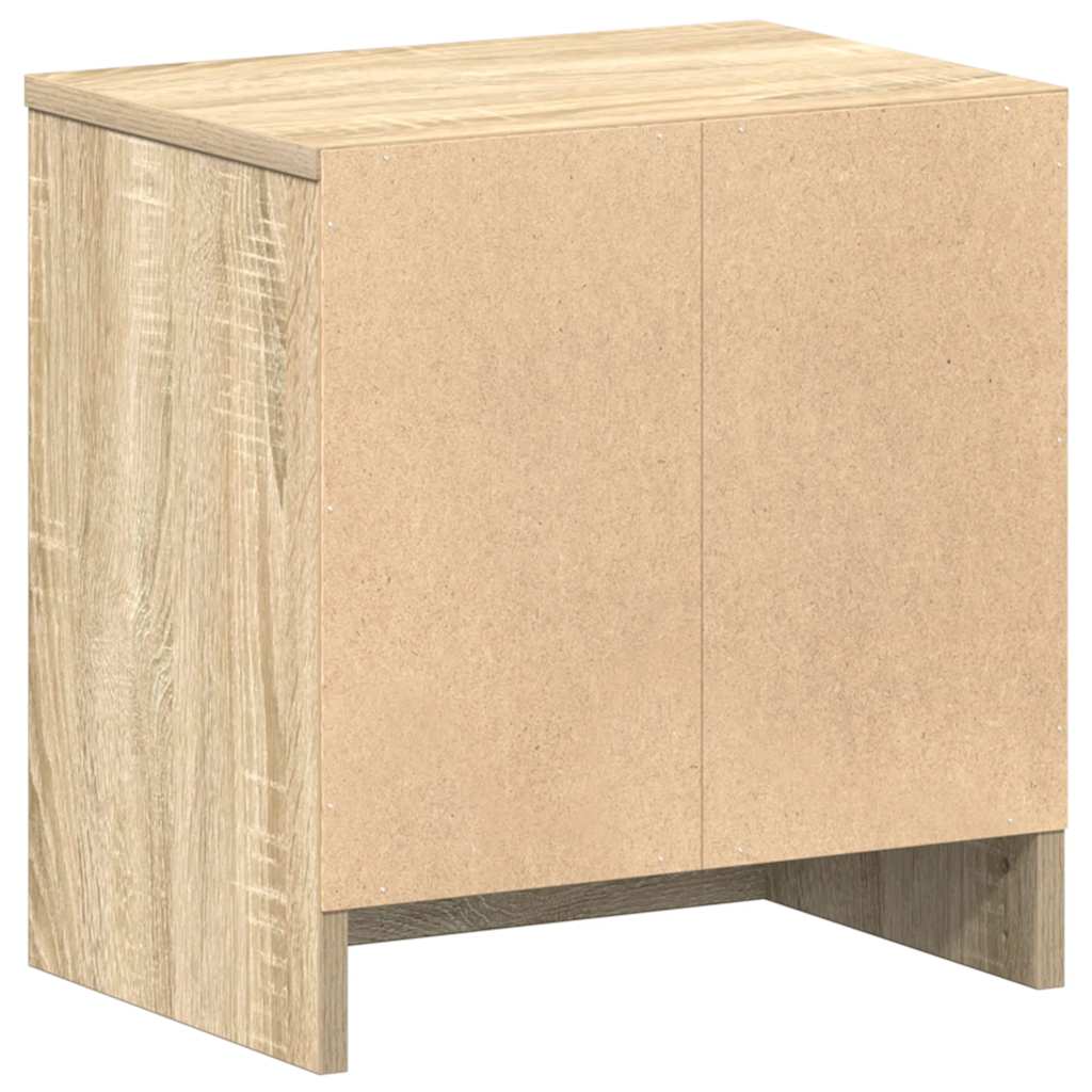 Bedside Cabinets 2 pcs with Drawer Sonoma Oak 39x28x41 cm