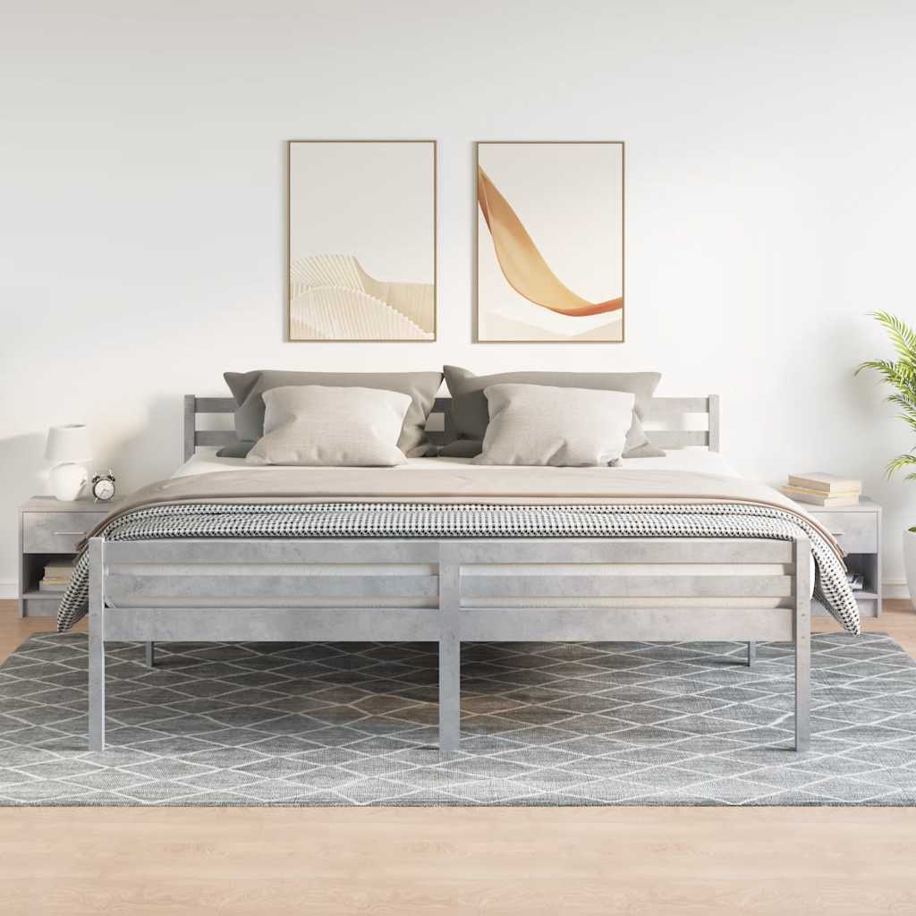 Bedside Cabinets 2 pcs with Drawer Concrete Grey 39x28x41 cm