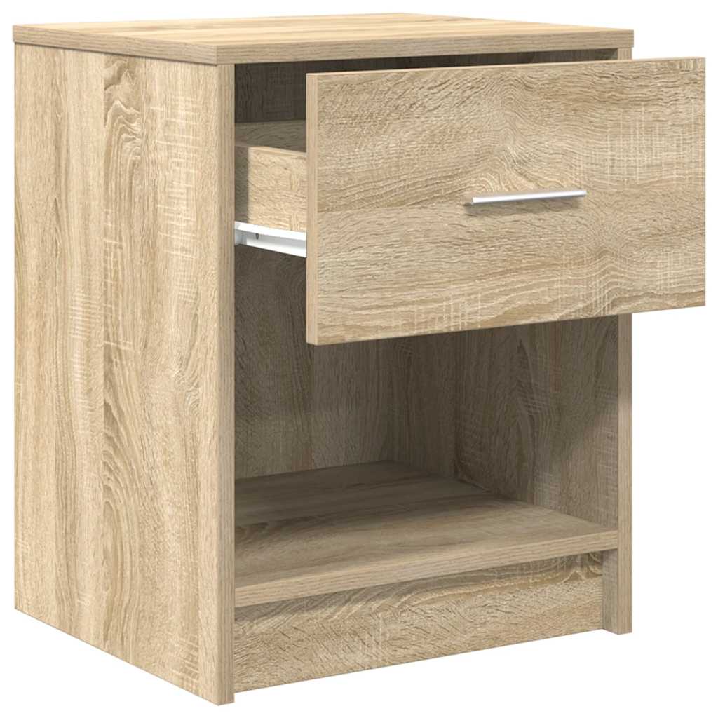 Bedside Cabinet with Drawer Sonoma Oak 40x34x50 cm