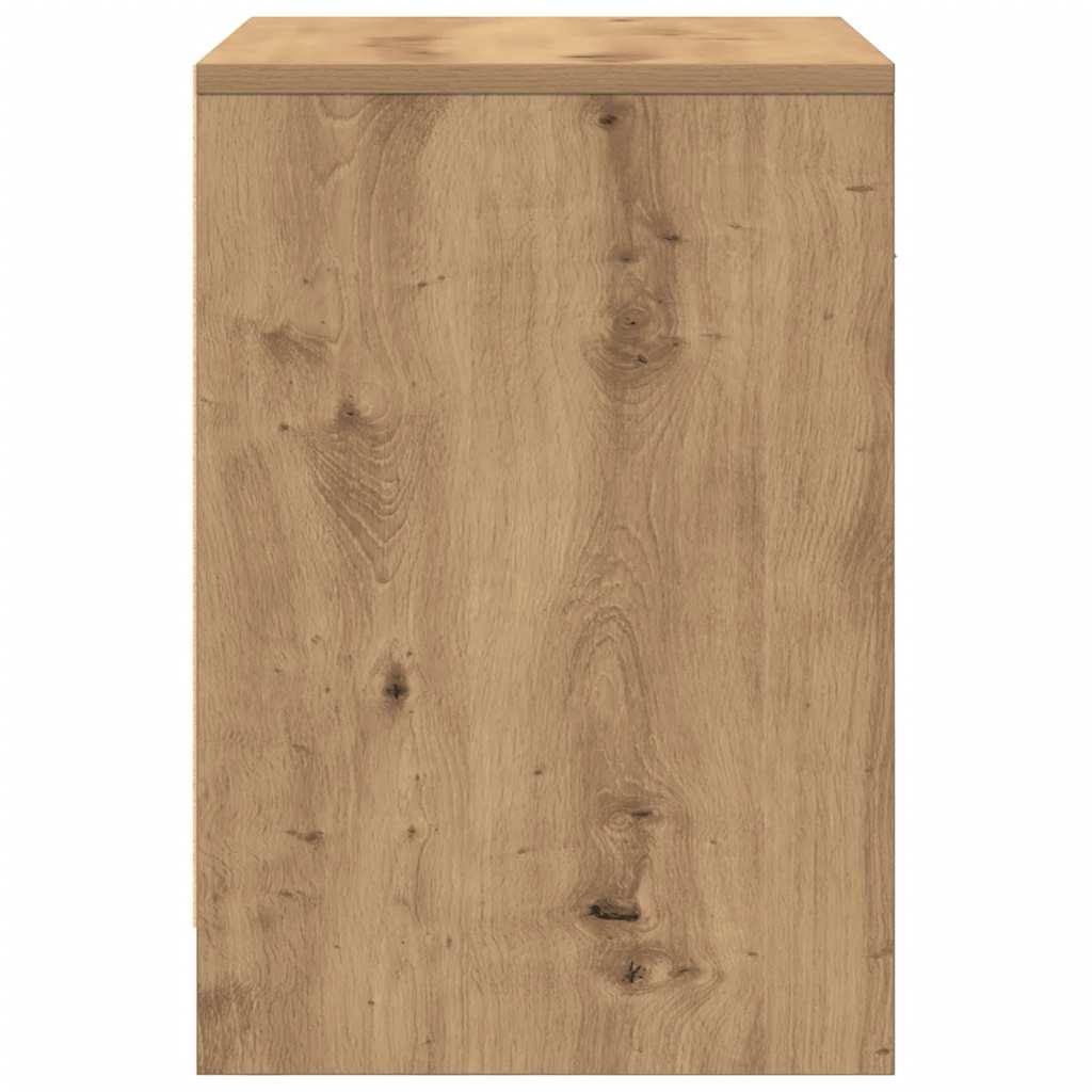 Bedside Cabinets 2 pcs with Drawer Artisan Oak 40x34x50 cm