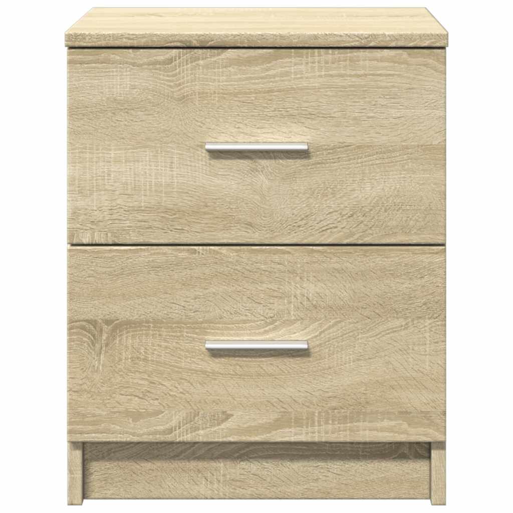 Bedside Cabinets 2 pcs with 2 Drawers Sonoma Oak 40x36x50 cm