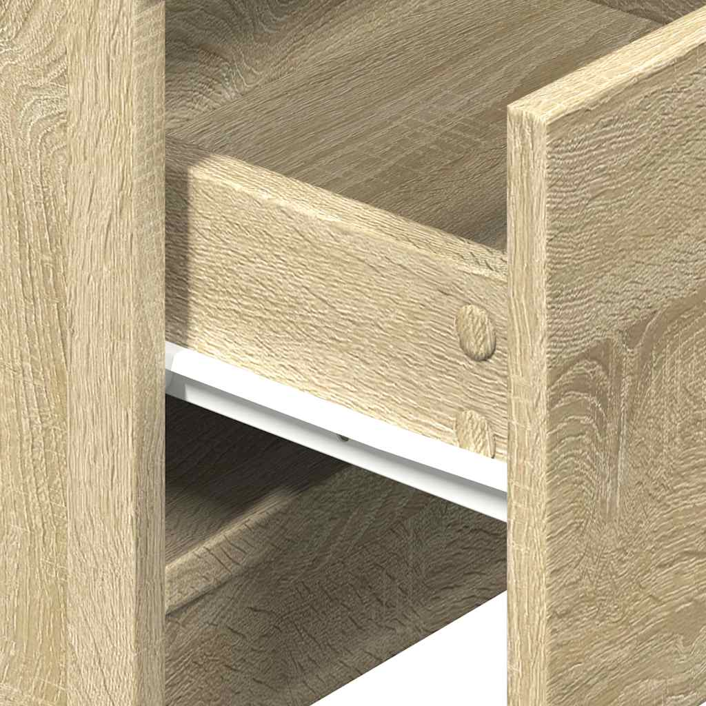Bedside Cabinets 2 pcs with 2 Drawers Sonoma Oak 40x36x50 cm