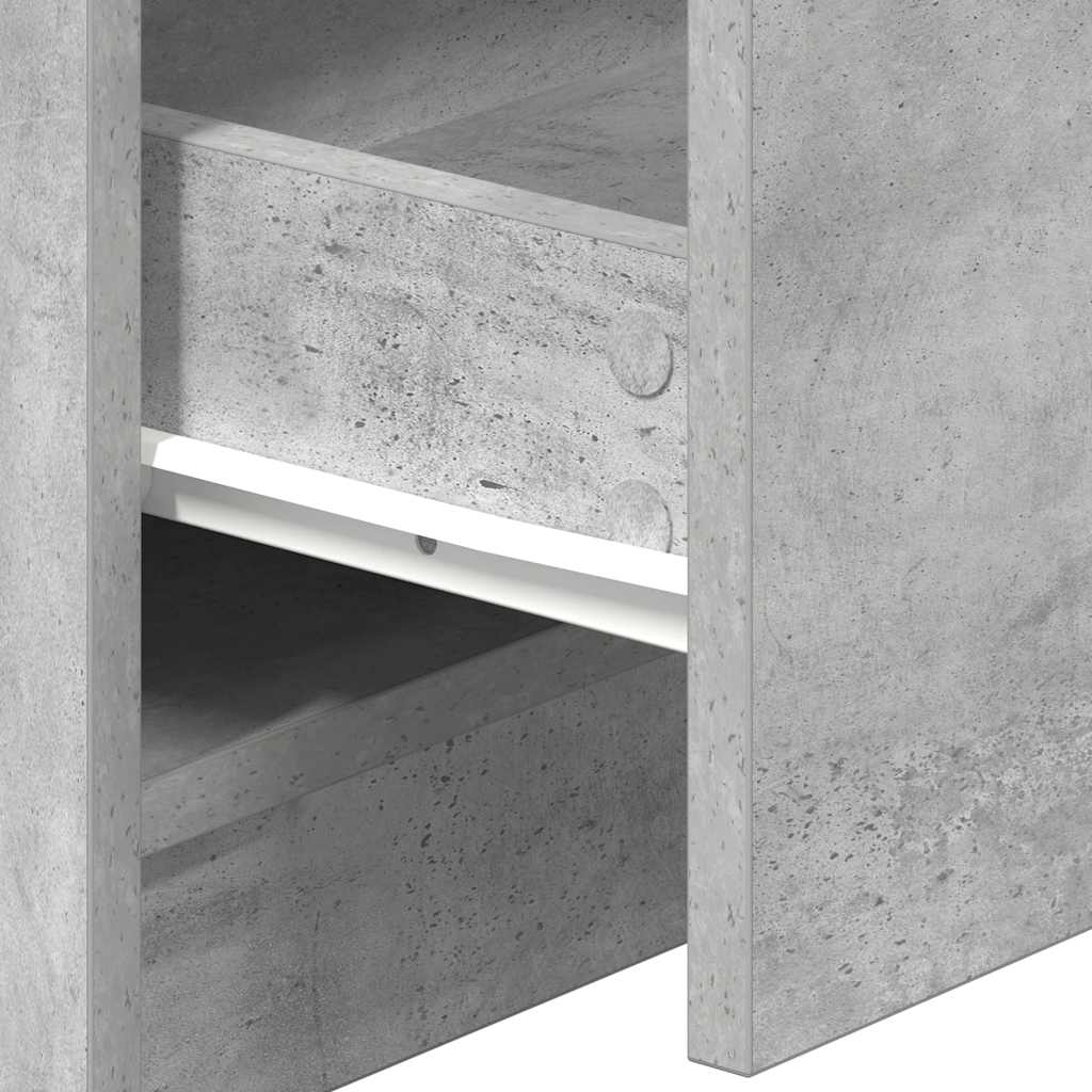 Bedside Cabinets 2 pcs with 2 Drawers Concrete Grey 40x36x50 cm