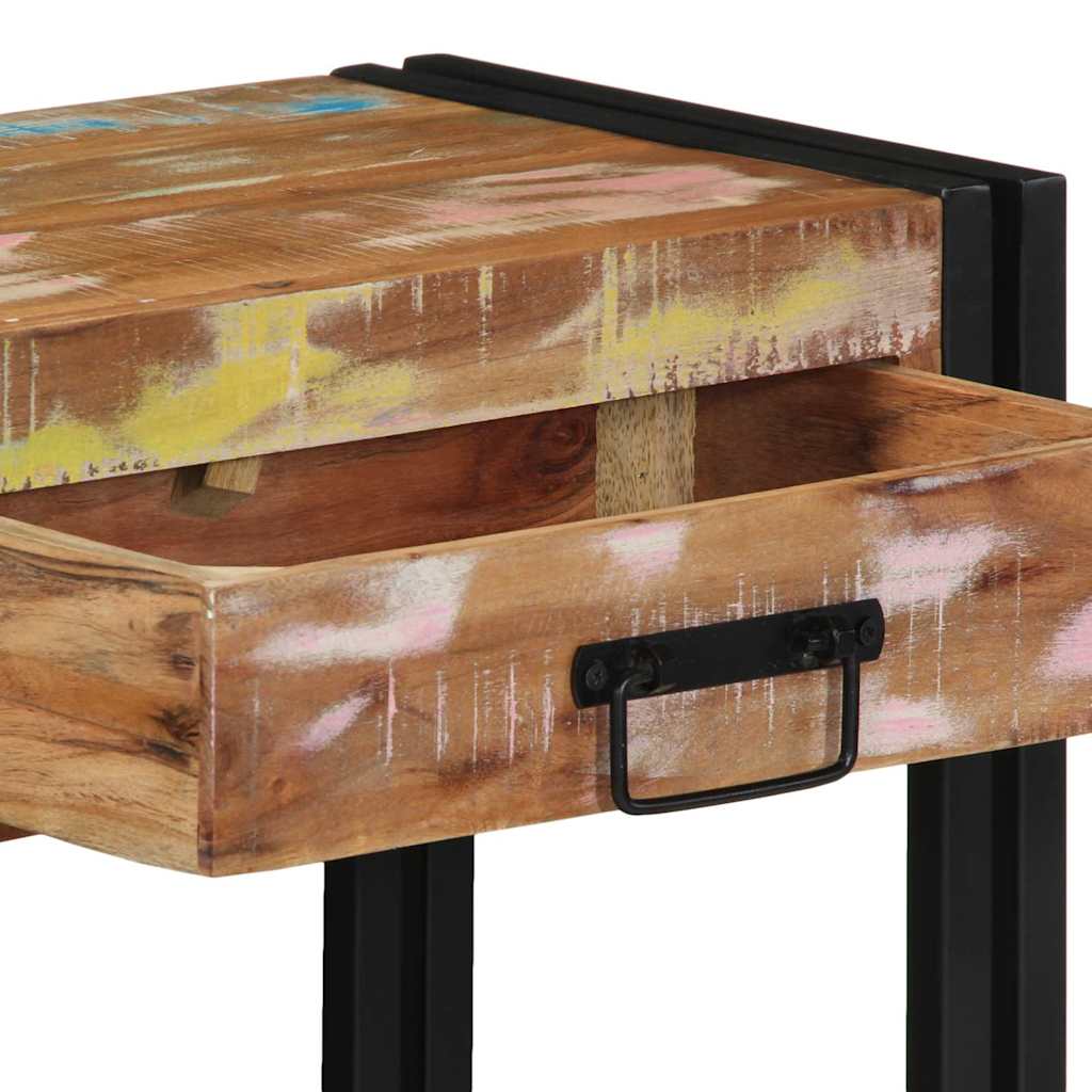 Console Table Multicolour 90 x 33 x 75 cm Solid reclaimed wood