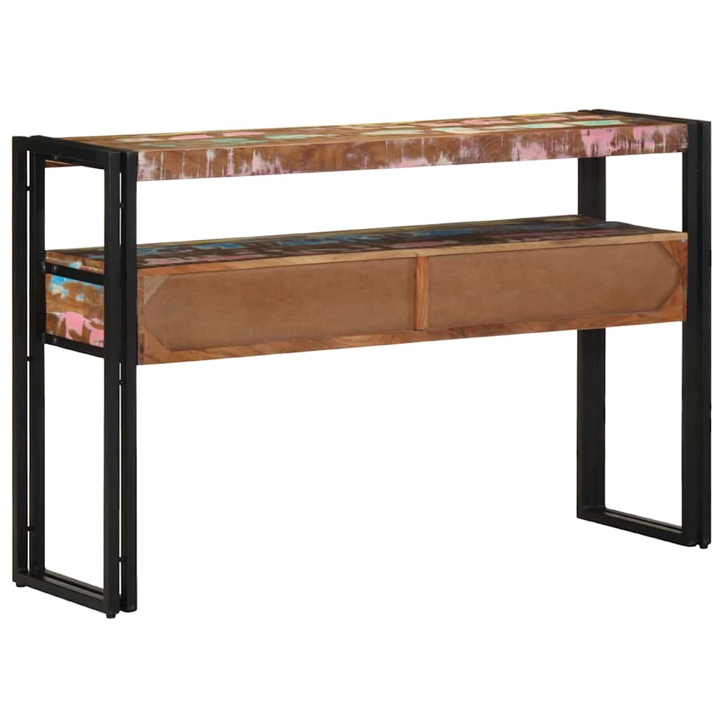 Console Table Multicolour 120 x 33 x 75 cm Solid reclaimed wood