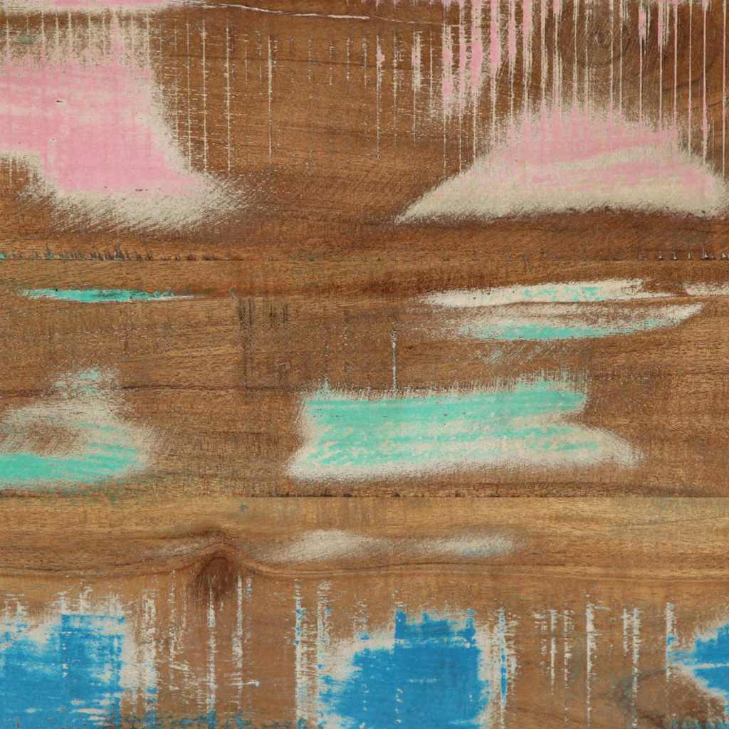 Coat Rack with Shelf Brown 73 x 19 x 23 cm Solid Reclaim wood