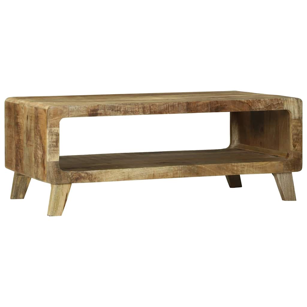 Coffee Table Brown 90 x 50 x 35 cm Solid rough mango wood