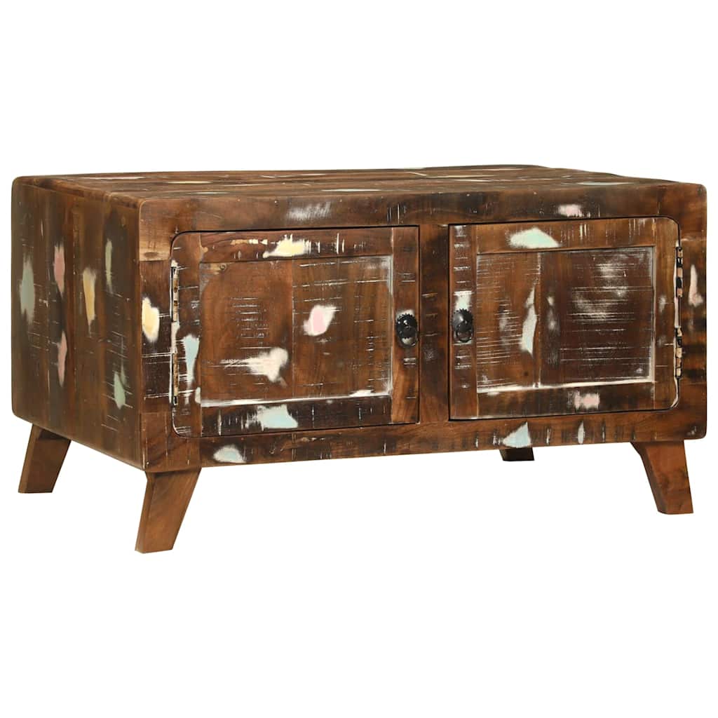 Coffee Table Multicolour 80 x 54 x 45 cm Solid reclaimed wood