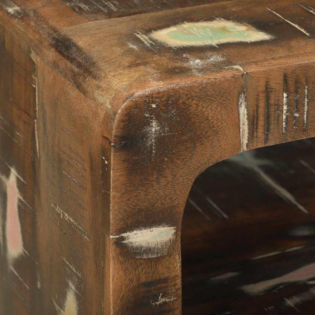 TV Unit 2 pcs Multicolour 36 x 30 x 36 cm Solid reclaimed wood