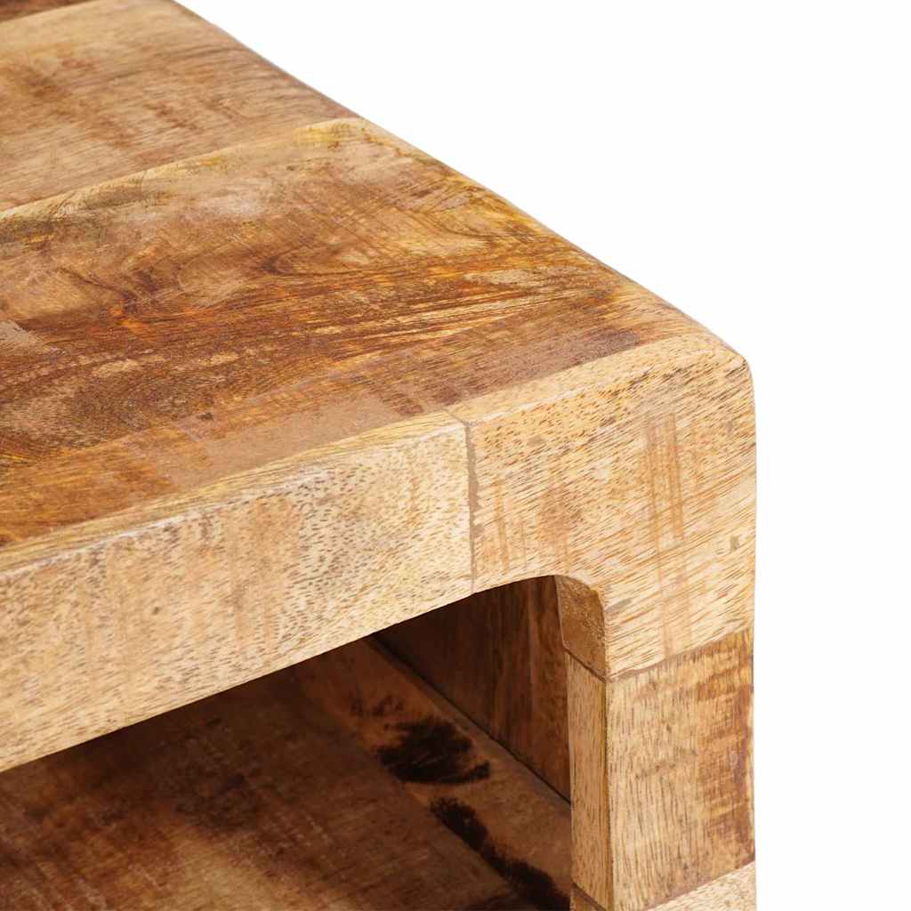 End Tables with Shelf 40 x 32 x 46 cm Solid mango wood