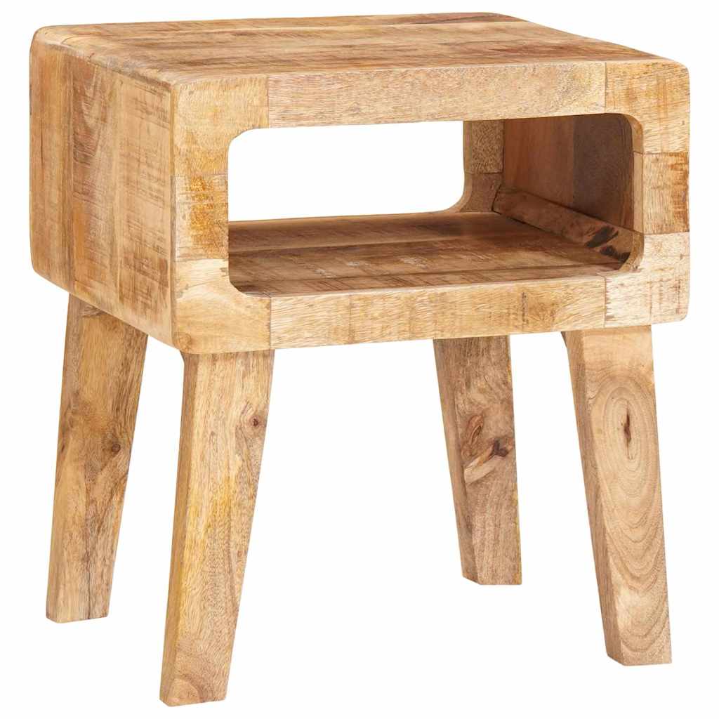 End Tables with Shelf 40 x 32 x 46 cm Solid mango wood