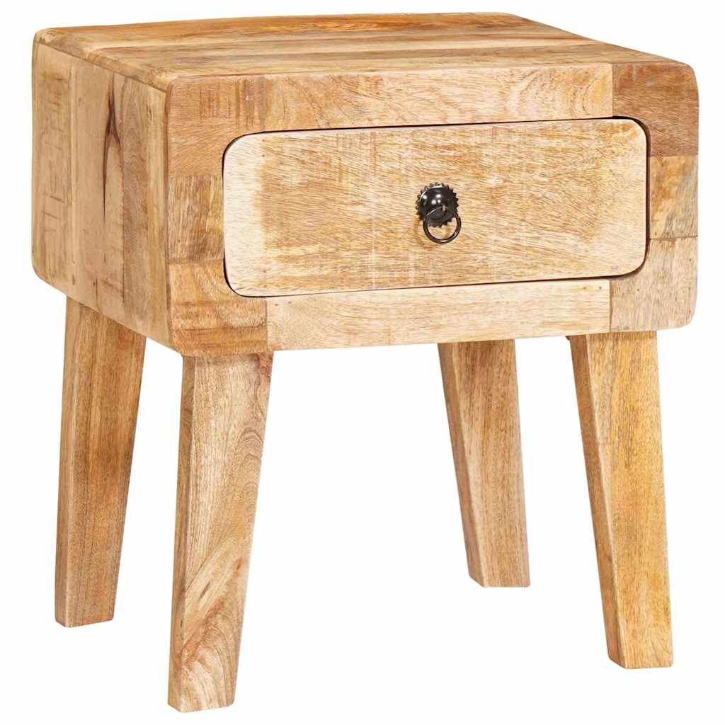 End Tables with Drawer Brown 40 x 32 x 46 cm Solid mango wood