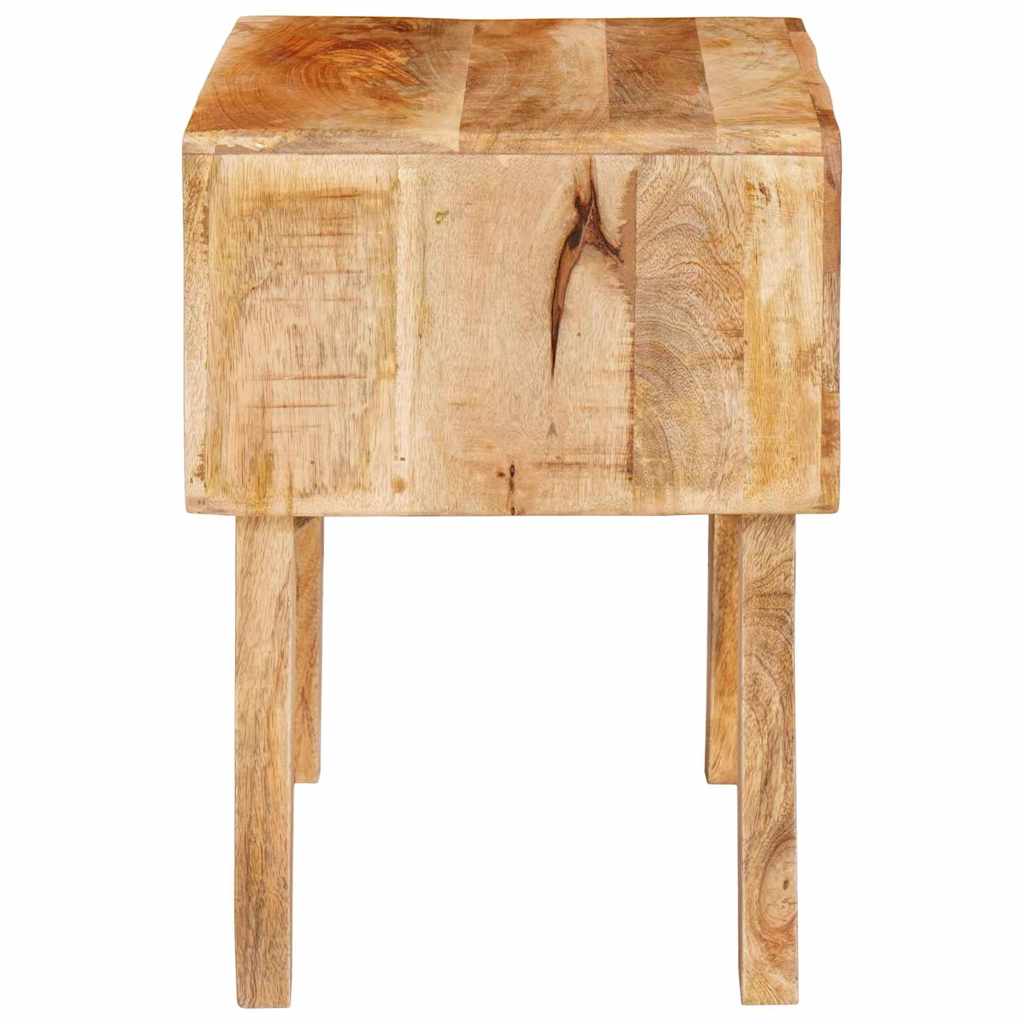 End Tables with Drawer Brown 40 x 32 x 46 cm Solid mango wood