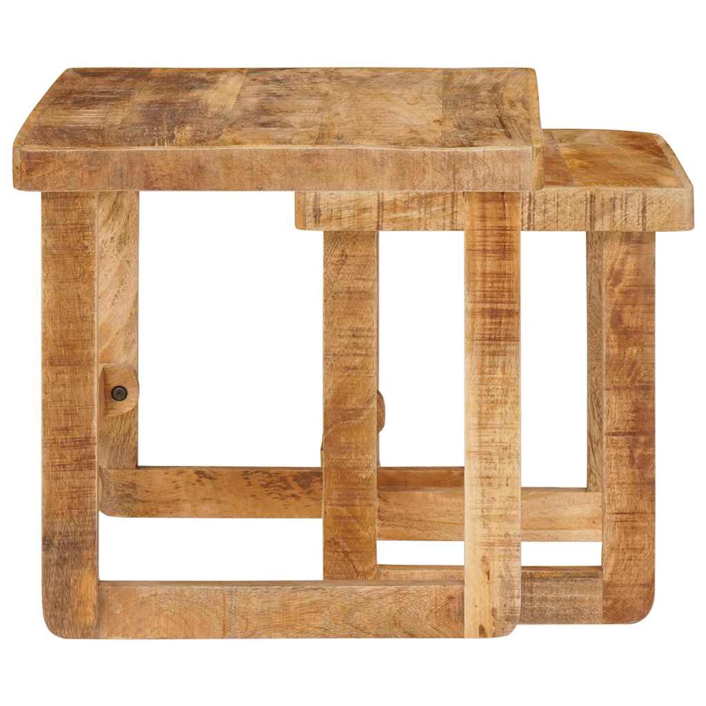 End Tables Brown Solid mango wood