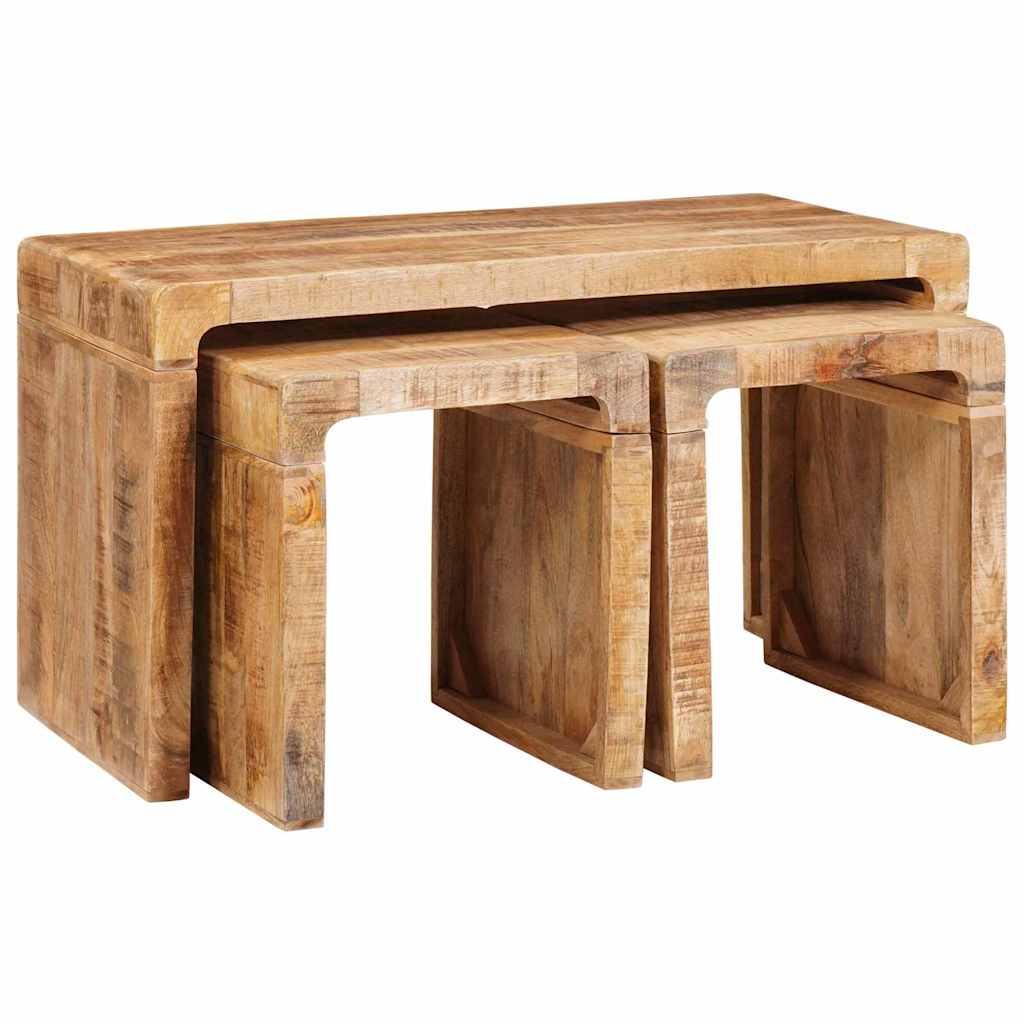 Nesting Tables Solid mango wood