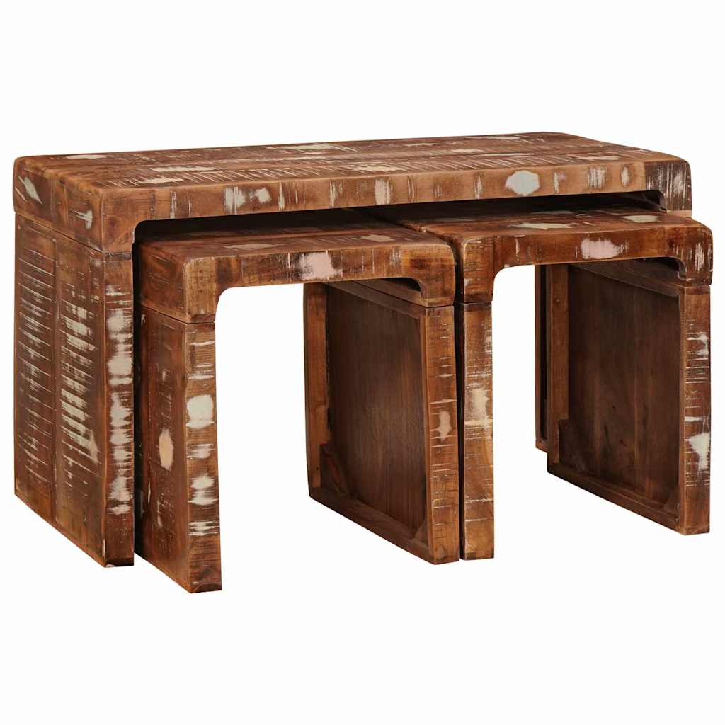 Nesting Tables Solid reclaimed wood